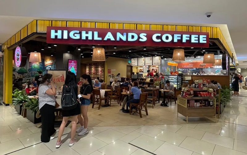 Highland coffee quận 1 SG Centre