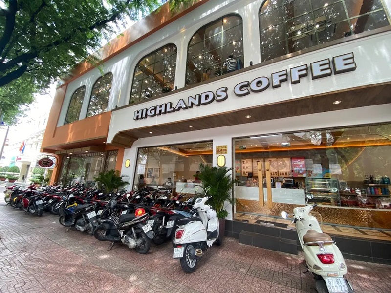 Cafe Highland quận 1 chi nhánh Lý Tự Trọng