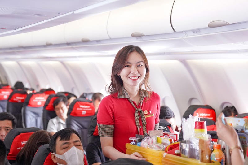 Hành khách có thể yên tâm sử dụng dịch vụ của Vietjet