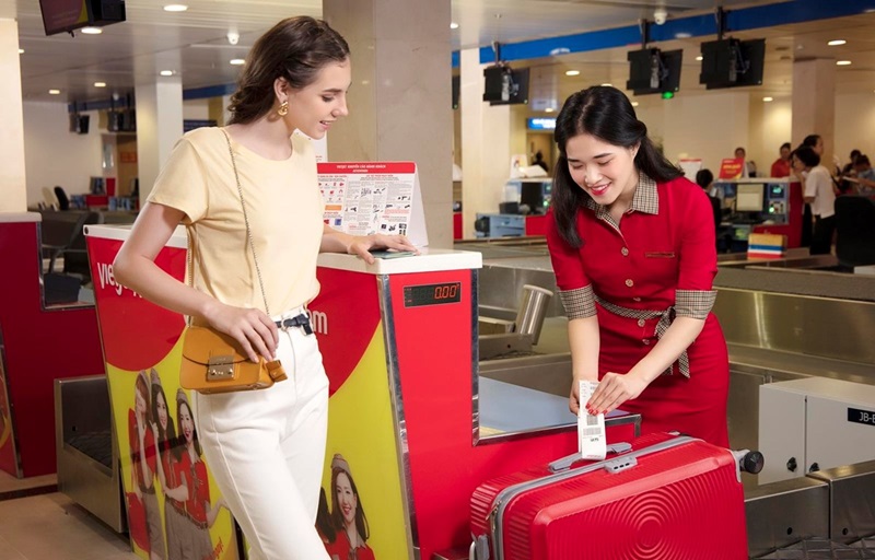 Cách mua thêm hành lý ký gửi Vietjet ở sân bay