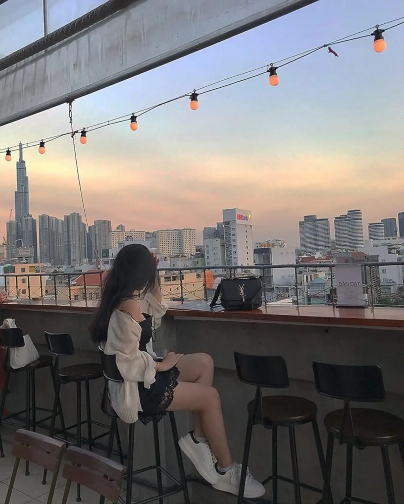 Cafe chill Bình Thạnh - Chạng Vạng Rooftop