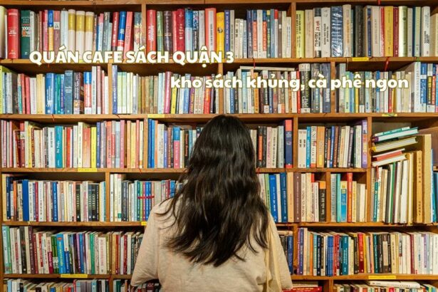 Quán cafe sách quận 3 không gian thoáng mát, yên tĩnh