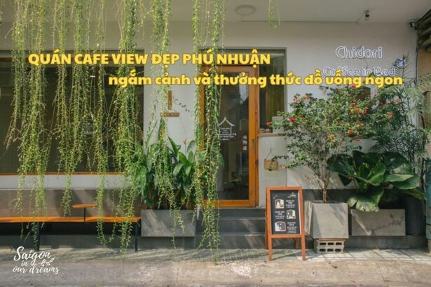 Quán cafe view đẹp Phú Nhuận, cà phê ngắm cảnh Phú Nhuận