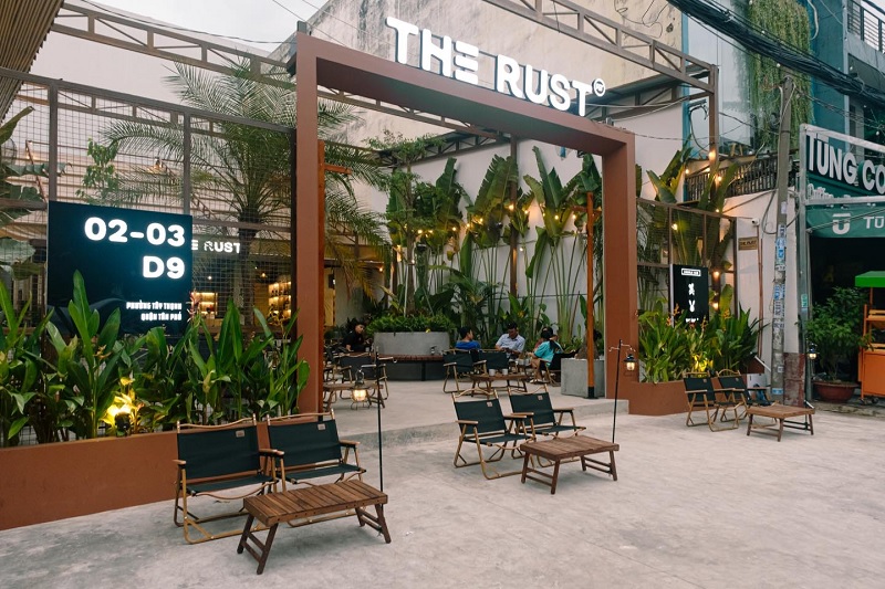 The Rust Coffee - Quán cafe 24h Tân Phú rộng rãi.