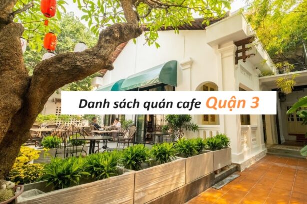 Top 39 quán cafe quận 3 được đánh giá cao về đồ uống và không gian